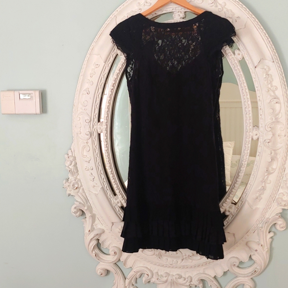 Black lace dress size 4
